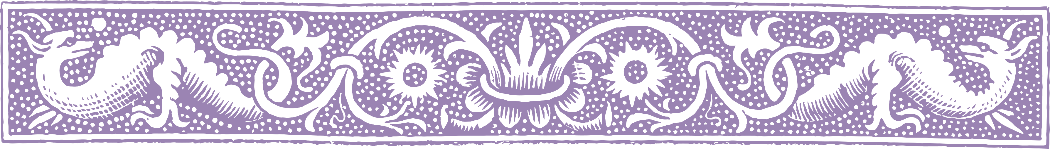 A design accent meant to separate sections